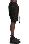 Thom Krom | SS26 - Linen shorts, MST524 Black