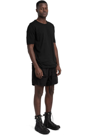 Thom Krom | SS26 - Cotton contrast T-shirt, Black MTS926