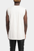 Sleeveless T-Shirt, Off White / Print