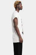 Fake sleeve T-Shirt, Off White / Print