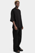 Half sleeve oversized T-Shirt, Black