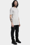 11 by Boris Bidjan Saberi | TS5 - T-shirt, Light grey / Binary Code
