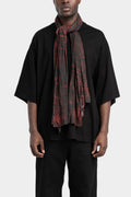 Julius_7 | SS25 - Printed cotton knit scarf