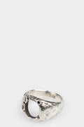 Enris Mars | Black diamonds crater ring