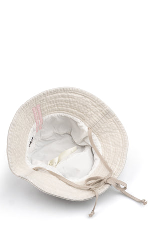 Rick Owens DRKSHDW | SS26 - Gilligan bucket hat, Milk Wash DA01F4479 DMW