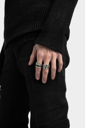 Enri Mars | Silver twist ring