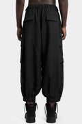 Belted oversized cargo pants