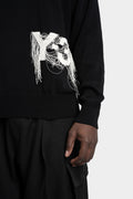 Y-3 | SS25 - Embroidered crewneck knit sweater