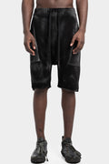 MD75 | SS25 - Knit cotton shorts, Black spray