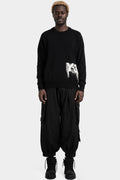 Y-3 | SS25 - Embroidered crewneck knit sweater