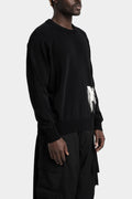 Y-3 | SS25 - Embroidered crewneck knit sweater