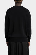 Y-3 | SS25 - Embroidered crewneck knit sweater