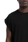 La Haine Inside Us | SS26 - Bamboo jersey tank, Black M1242