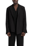 La Haine Inside Us | SS26 - Asymmetrical front one button blazer M1232