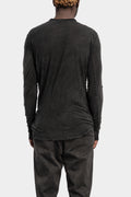 MD75 | SS25 - Lightweight long sleeve cotton T-Shirt, Antra wash