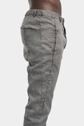 MD75 | SS25 - Woven linen pants, Grey wash