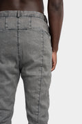 MD75 | SS25 - Woven linen pants, Grey wash