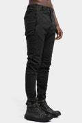 MD75 | SS25 - Woven cotton pants, Black wash