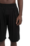 La Haine Inside Us | SS26 - Bamboo jersey shorts, Black M1240