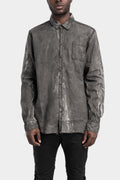 MD75 | SS25 - Woven linen shirt, Grey wash