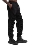 La Haine Inside Us | SS26 - Tuck-stitched denim jogger pants, M1175
