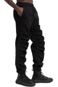 La Haine Inside Us | SS26 - Tuck-stitched denim jogger pants, M1175