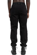 La Haine Inside Us | SS26 - Tuck-stitched denim jogger pants, M1175
