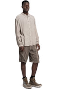 La Haine Inside Us | SS26 - Cold dyed viscose shirt, Sand M1224