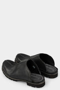 Calf leather clogs