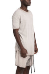 Thom Krom | SS26 - Slim rib t-shirt, Cold dye stone MTS948