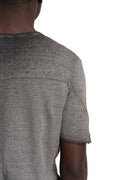 Thom Krom | SS26 - Slim rib t-shirt, Cold dye grey MTS948