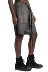 Thom Krom | SS26 - Contrast Shorts, Cold dye grey MST515