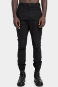 Woven wool slim fit pants