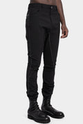 Woven wool slim fit pants