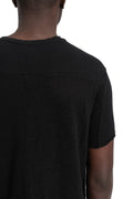 Thom Krom | SS26 - Linen t-shirt, Black MTS927
