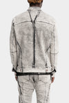 Masnada | SS25 - External seams denim jacket, Dirt white