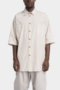 Linen blend short sleeve shirt, Off white