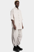 Linen blend short sleeve shirt, Off white