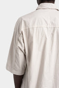 Linen blend short sleeve shirt, Off white