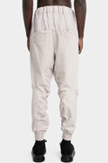 Curved knee sweatpants, Off white