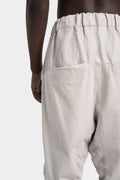 Curved knee sweatpants, Light grey