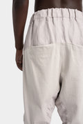 Curved knee sweatpants, Off white