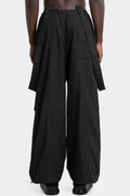 Draped suspender pants