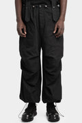 Draped suspender pants