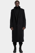 Andrea Yaaqov | AW24 - Long buttoned wool coat