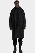 Andrea Yaaqov | AW24 - Long buttoned alpaca / wool coat