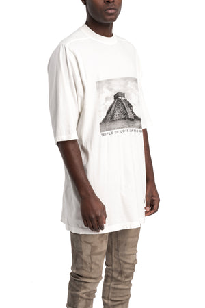 Rick Owens DRKSHDW | SS26 - Jumbo SS T-Shirt, Temple Of Love Print  DU01F4274 RNEP2 1109