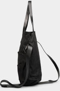 Waxed leather shoulder / tote bag