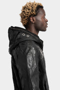 Gimp flight bomber jacket, Foil cotton poplin