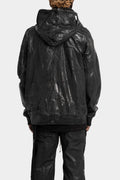 Gimp flight bomber jacket, Foil cotton poplin